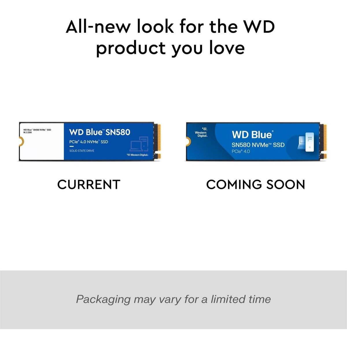 WD Blue M.2 NVME SSD SN580 500GB WD Blue M.2 NVME SSD SN580 500GB